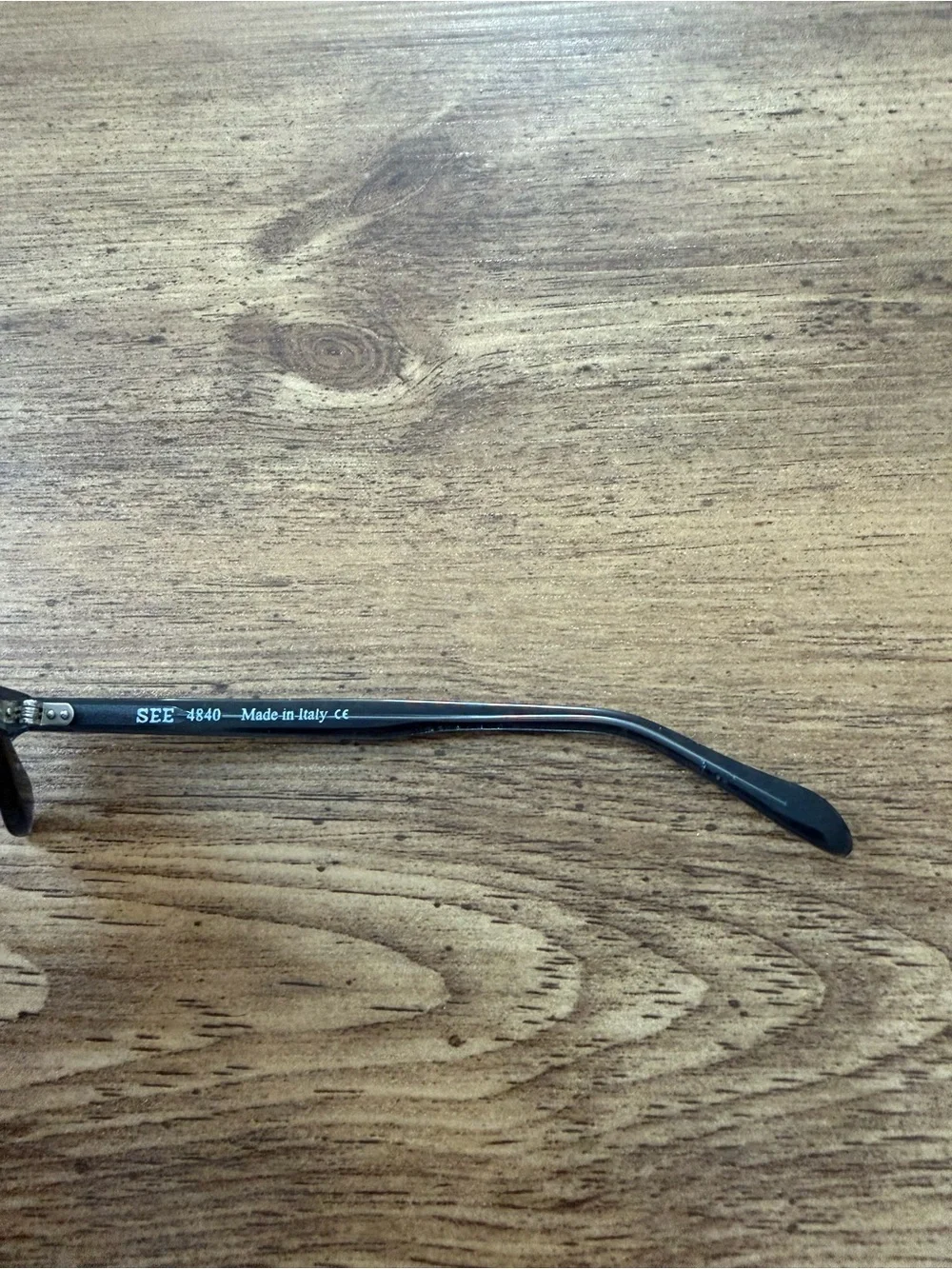 SEE Eyewear 4840 Unisex Eyeglasses Made In Italy Blue Gray See Through 50-20-145